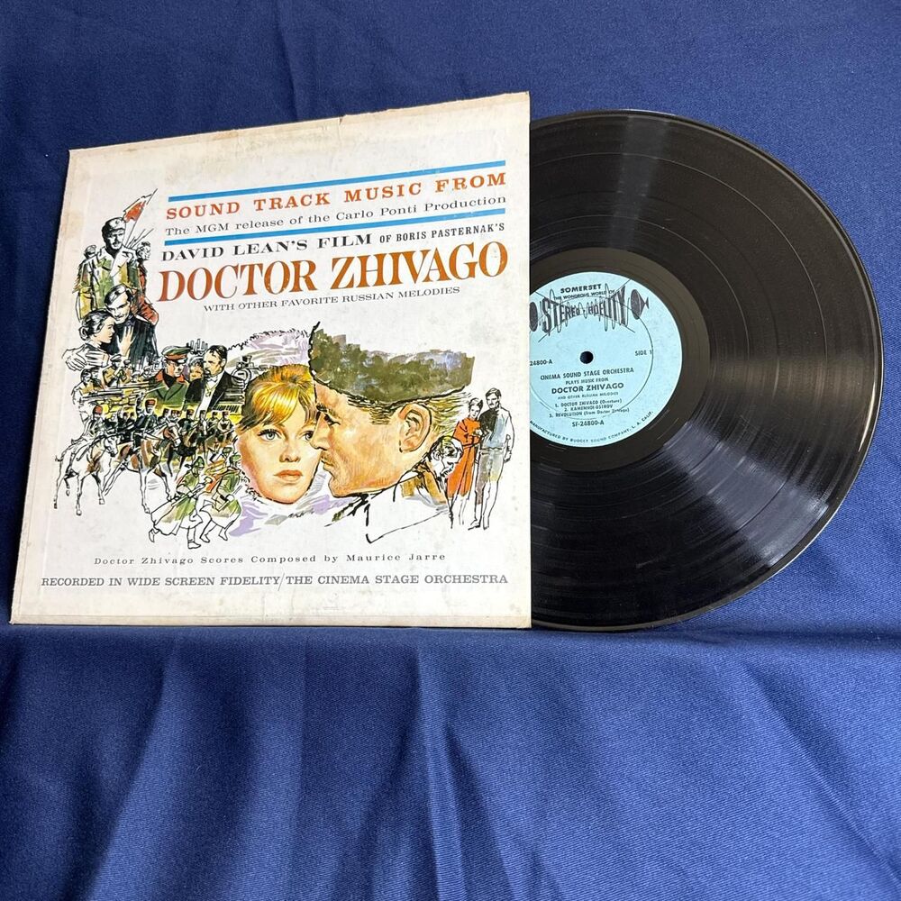1968 David Lean's Film of Zhivago soundtrack vinyl LP #vinyl #soundtrack